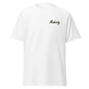 Modesty Branded Classic Tee - White