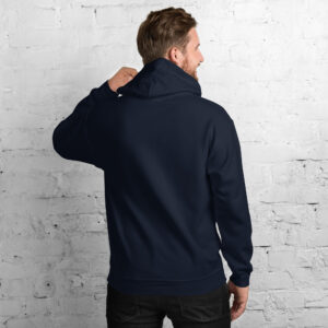 Modesty Branded Unisex Hoodie – Navy/Black - Image 5