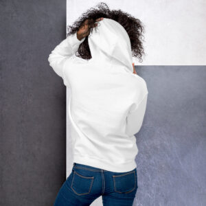 Modesty Branded Unisex Hoodie - White - Image 5