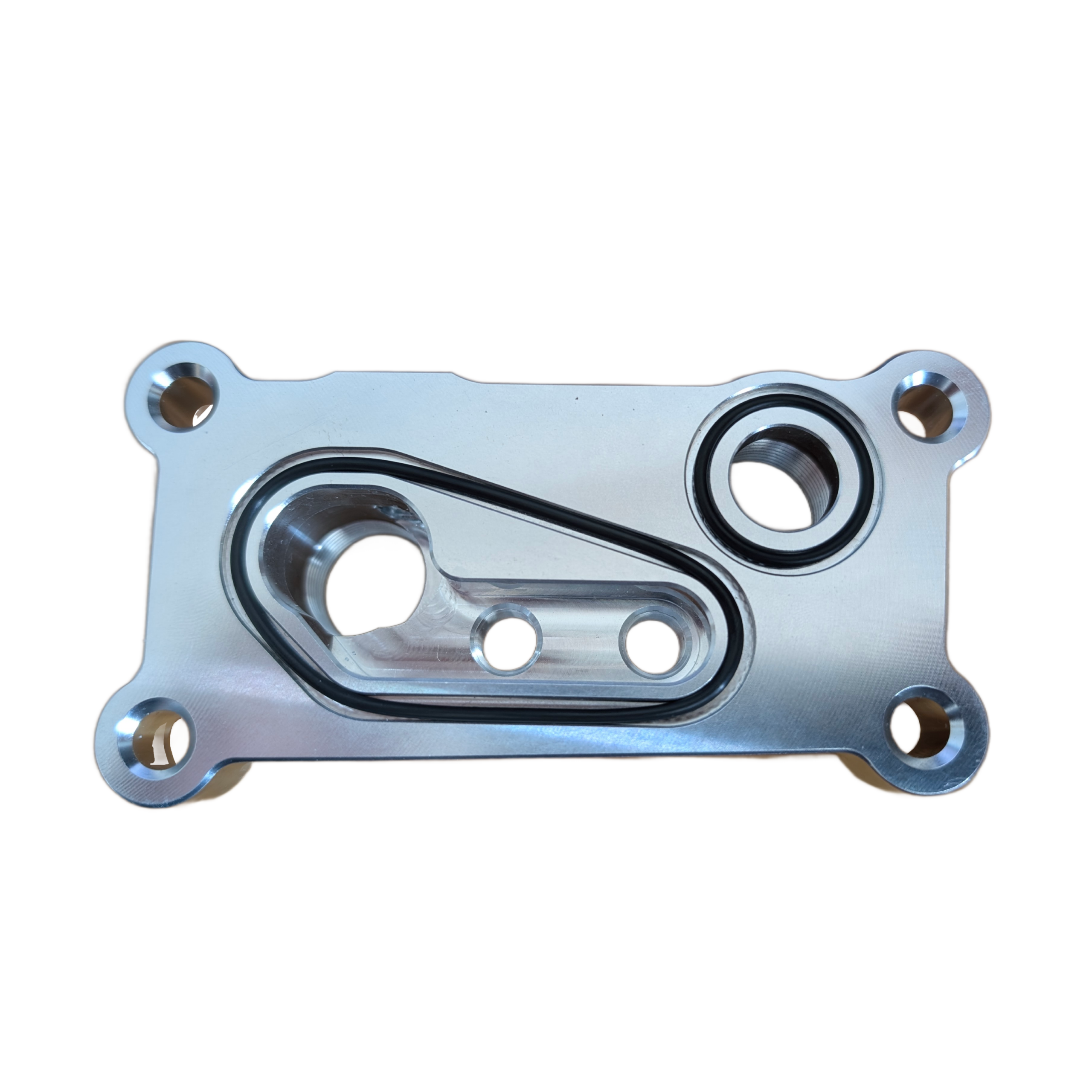 Duratec oil filter plate detail view